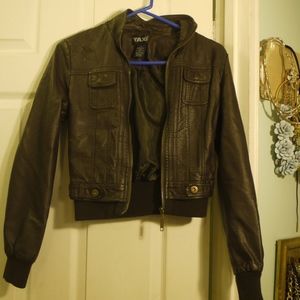 Dark brown Leather Jacket